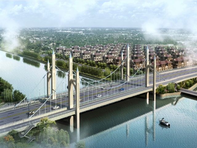 兴化市中和路南官河大桥工程