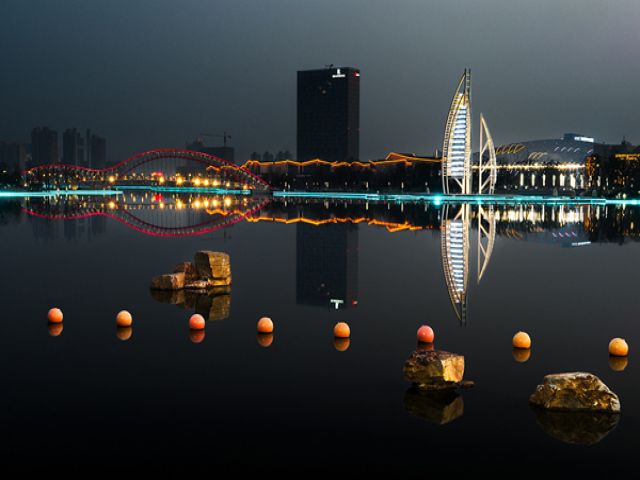 盛泽潜龙渠湿地公园工程